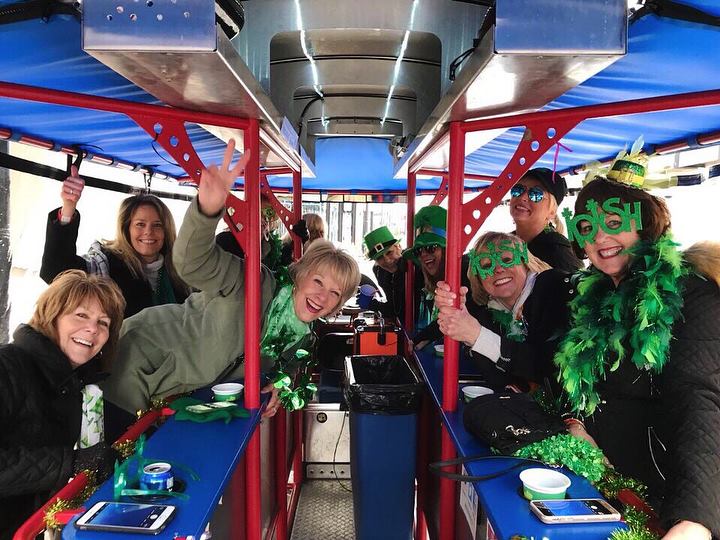 Dayton St Patricks Day a group of people posing for the camera