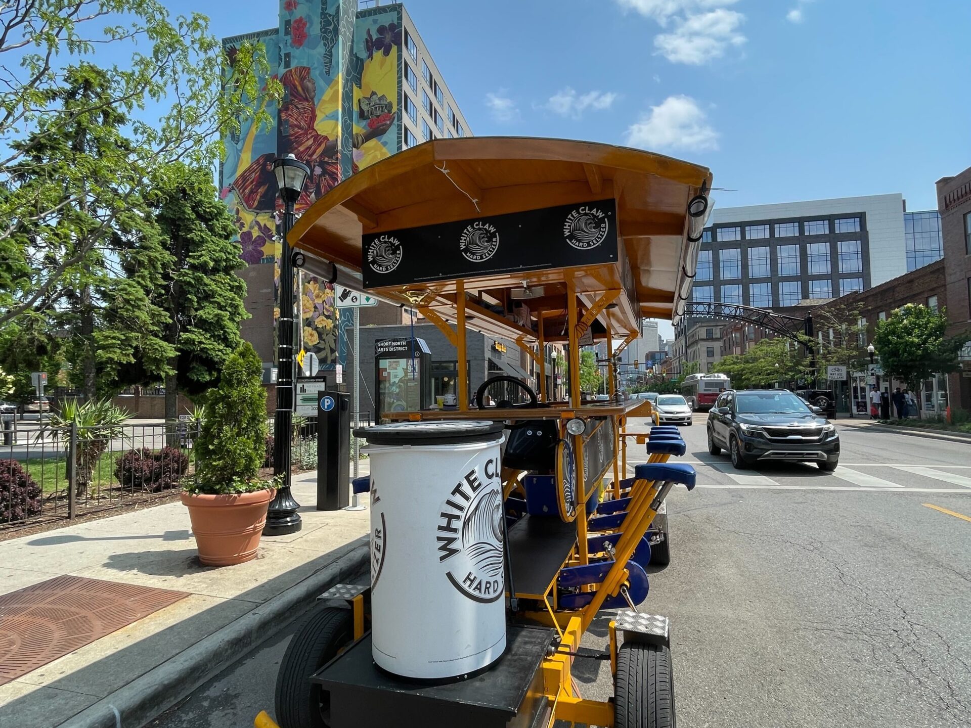 a fire hydrant on the side of a road