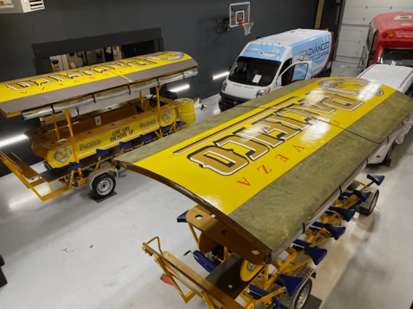 a close up of a toy car on display